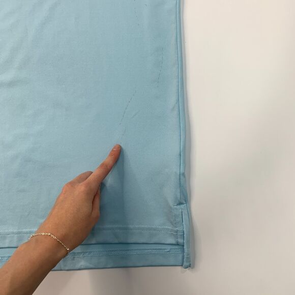 Walter Hagen Polo Shirt Mens XL Extra Large Baby Blue Quick Dry Stretch Golf - Picture 7 of 12